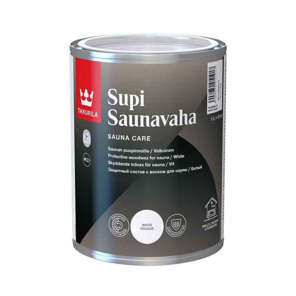 Saunavaha Supi EP 0,9 l  valkoinen Tikkurila