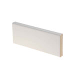 Peitelista MDF 12x58x3300 valkoinen, 5 kpl/pkt
