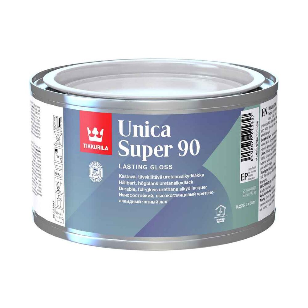 Uretaanialkydilakka Unica Super EP 0,225 l kiiltävä Tikkurila