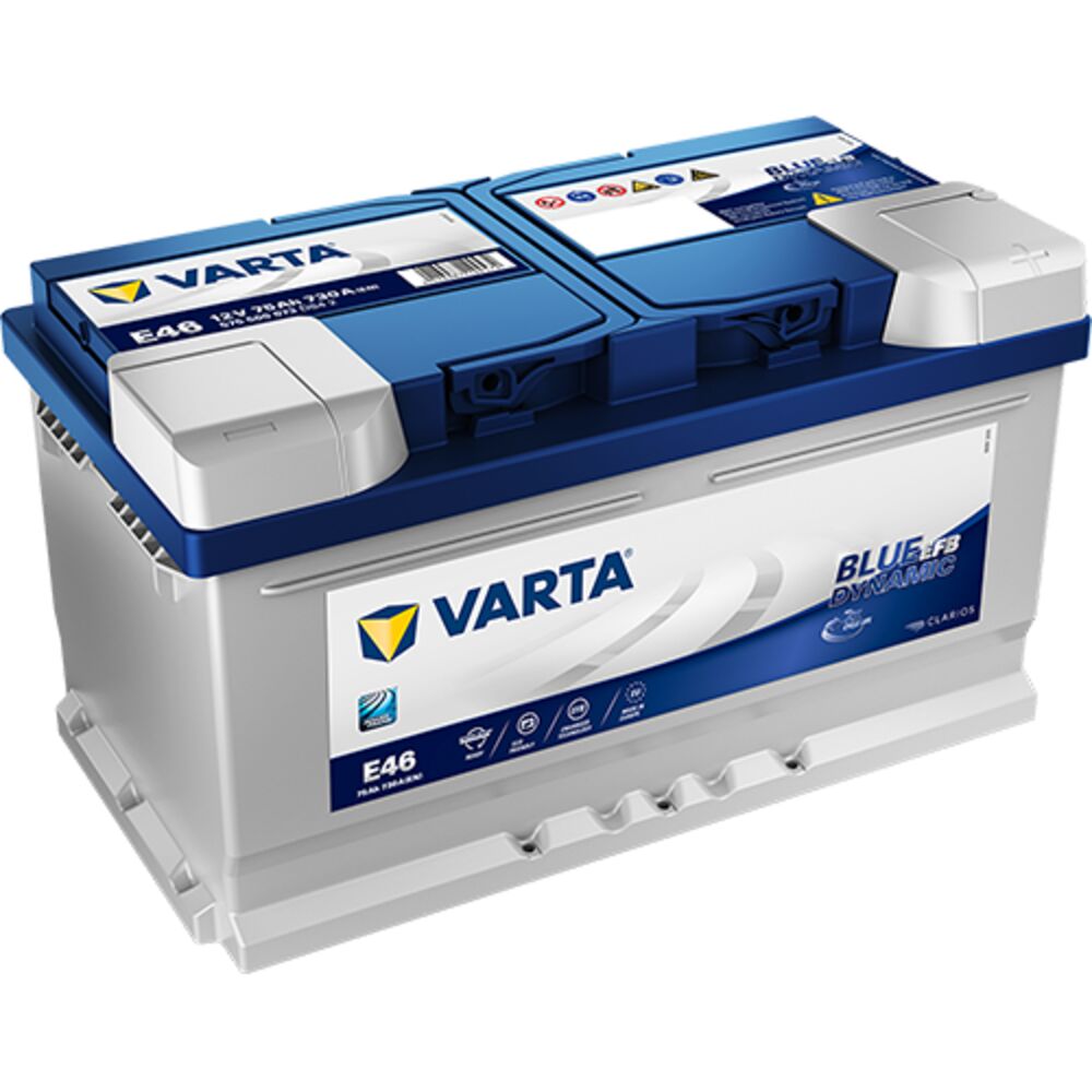 Akku 12V 75AH 730A Blue Dynamic EFB Varta