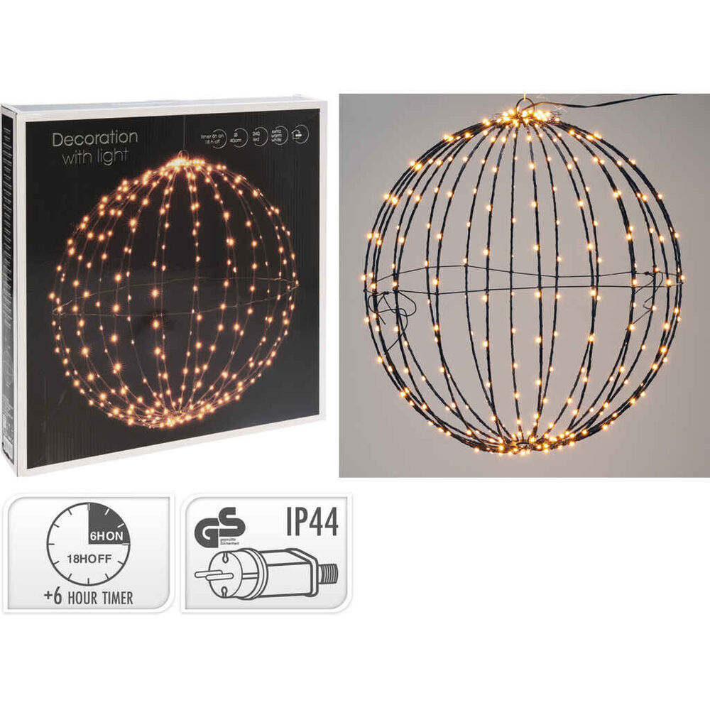Led-valopallo 40 cm 240 led