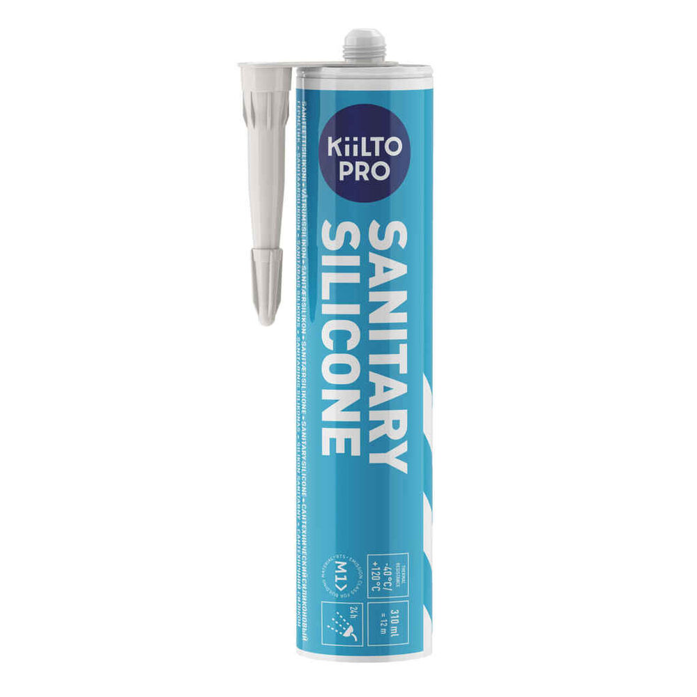 Kiilto Saniteettisilikoni 39 marmorinvalkoinen 310 ml