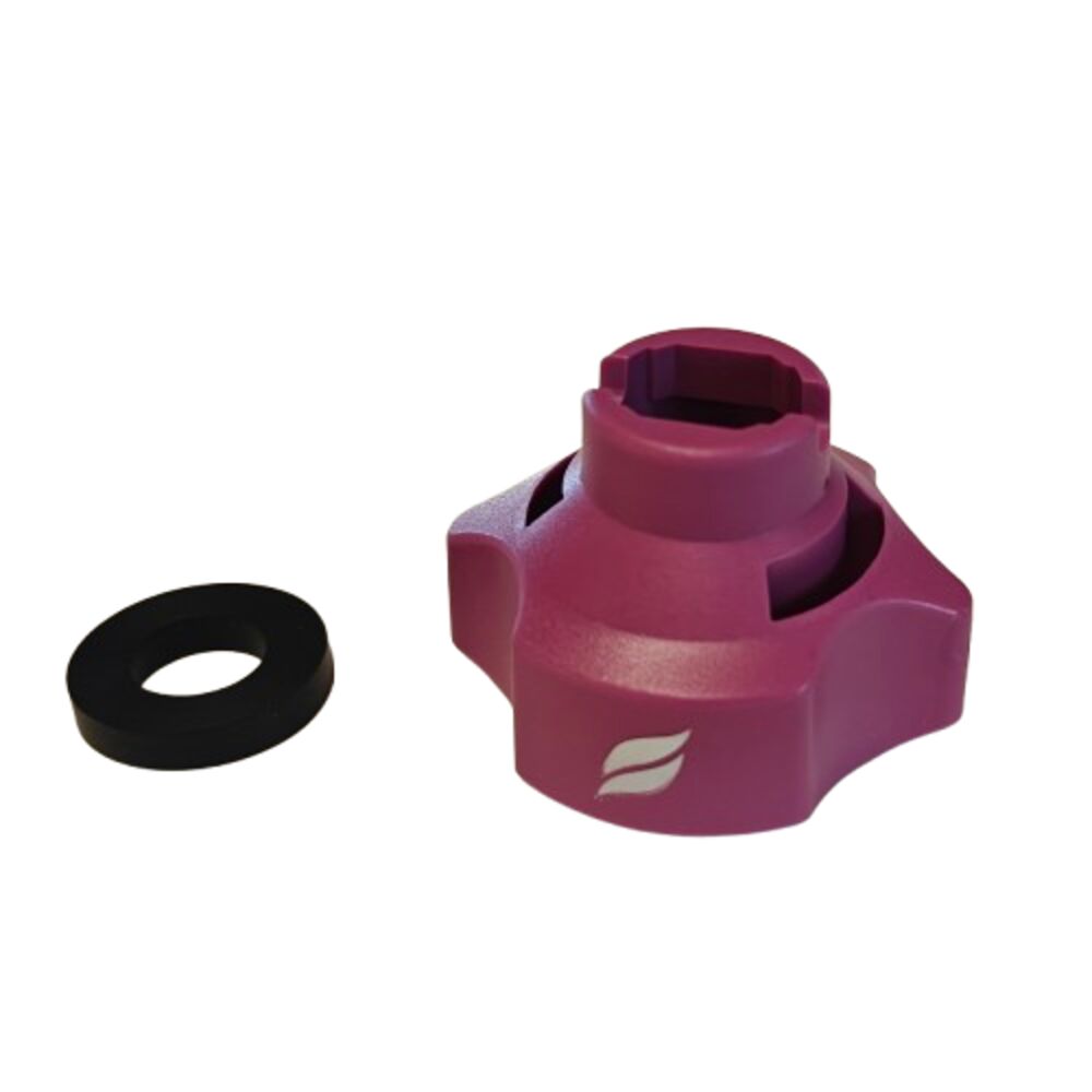 Lechler EasyFit suutinmutteri MULTIJET SW8/10, lila (Hankkija-logo)