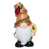 Puutarhatonttu kukka keltainen 30 cm
