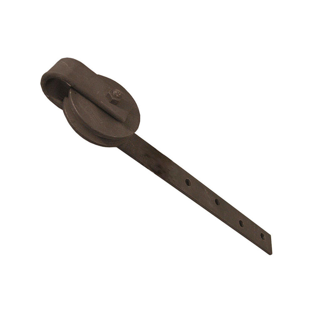 Työntöovenpyörä 610 75mm teräs/musta