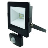 Led-valonheitin 10W PIR musta