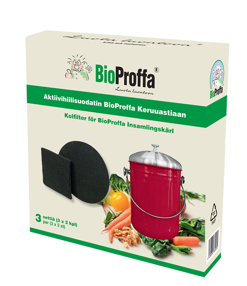 Aktiivihiilisuodatin Bioproffa 2 kpl