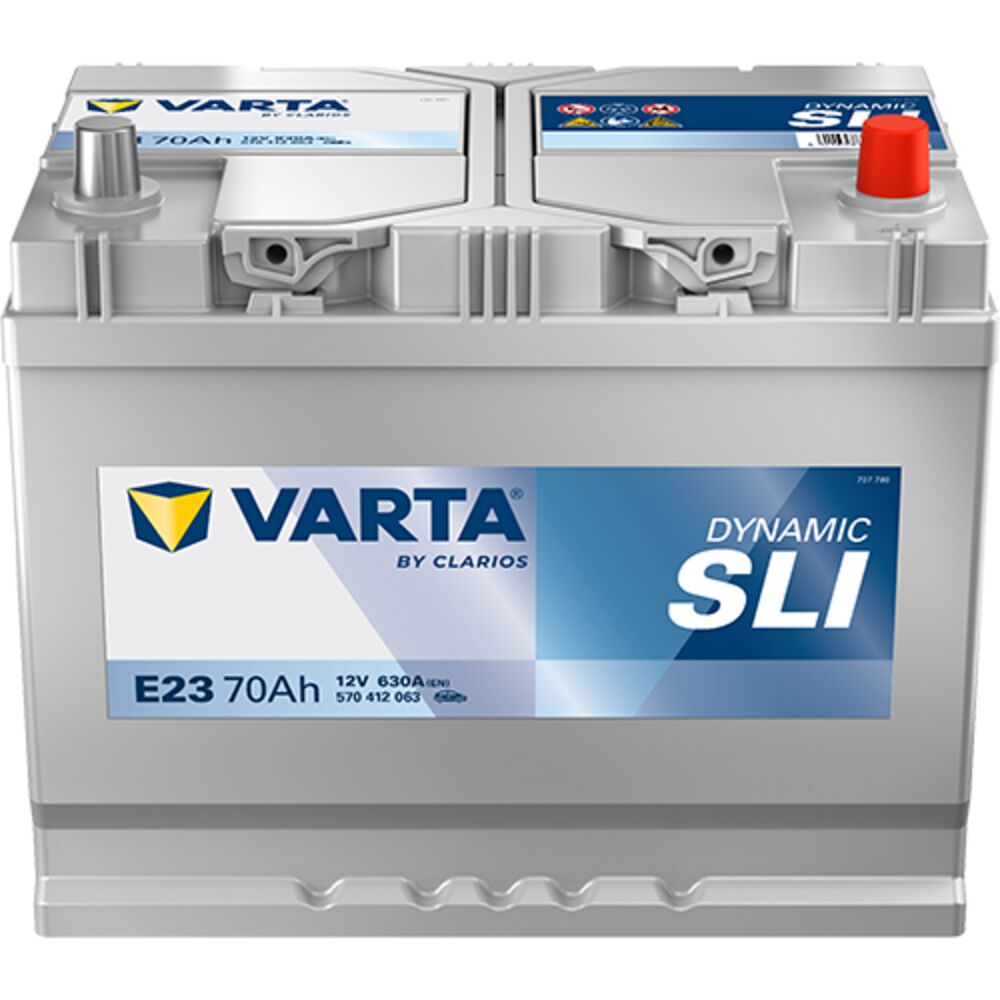 Akku 12V 70Ah 630A Dynamic SLI E23 Varta