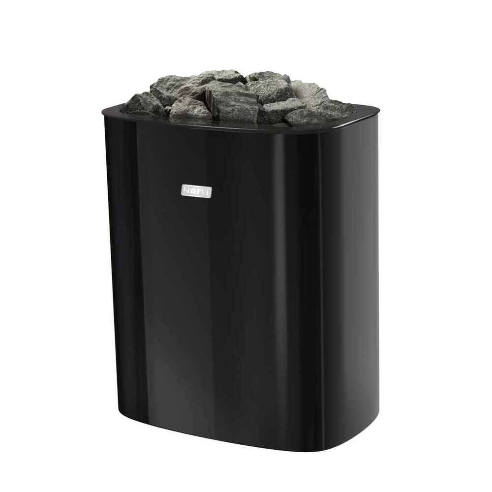 Sähkökiuas Narvi NC Electric 6,0 kW musta