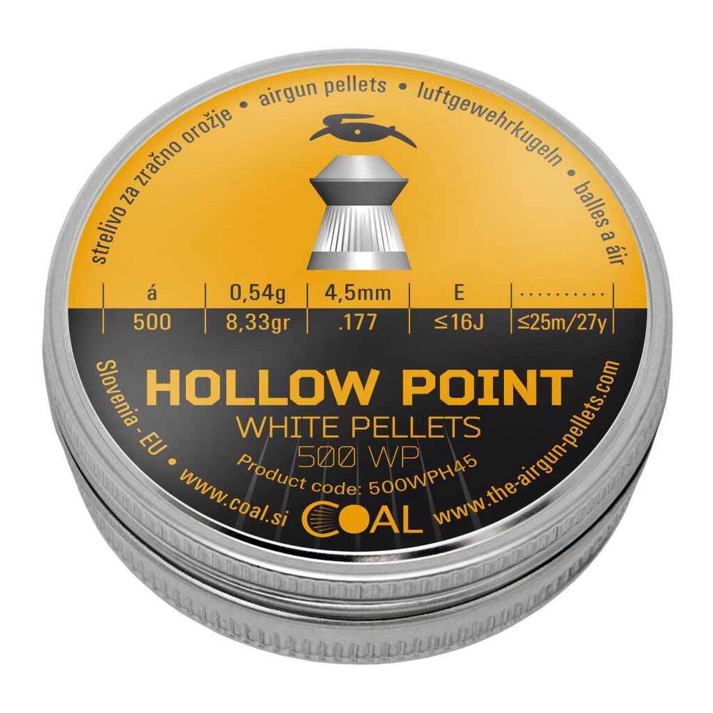Ilmakivääriluoti Coal 4,5mm Hollow Point 500 kpl