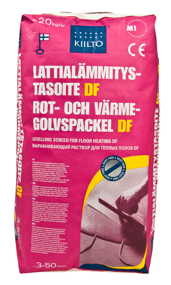 Kiilto Lattialämmitystasoite DF 20 kg