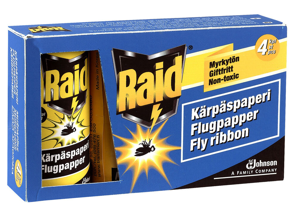 Raid Kärpäspaperi, 4 kpl