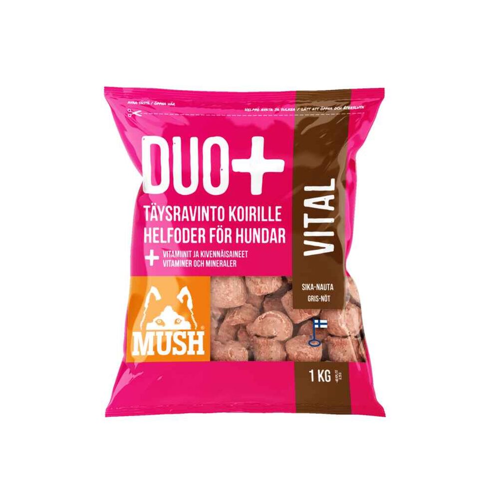 Mush DUO+ Vital sika-nauta täysravinto 1 kg