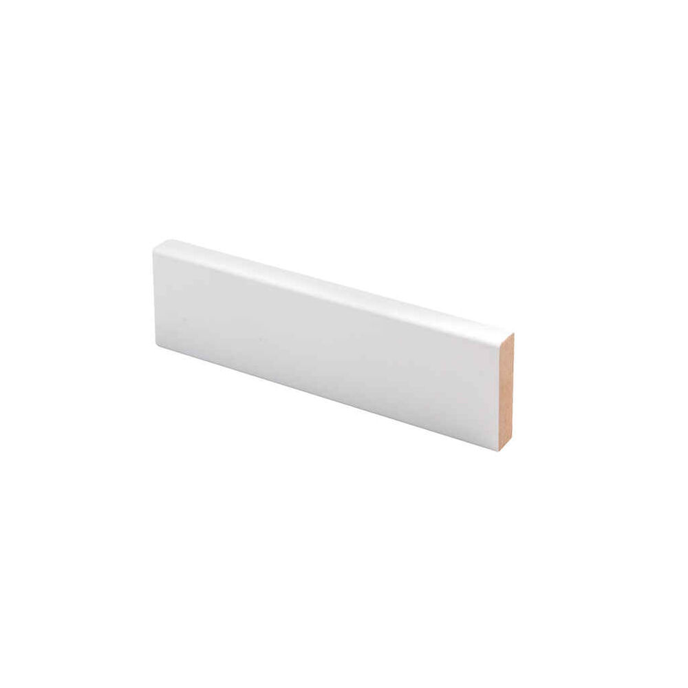 Peitelista MDF 12x42x3300 valkoinen, paketti