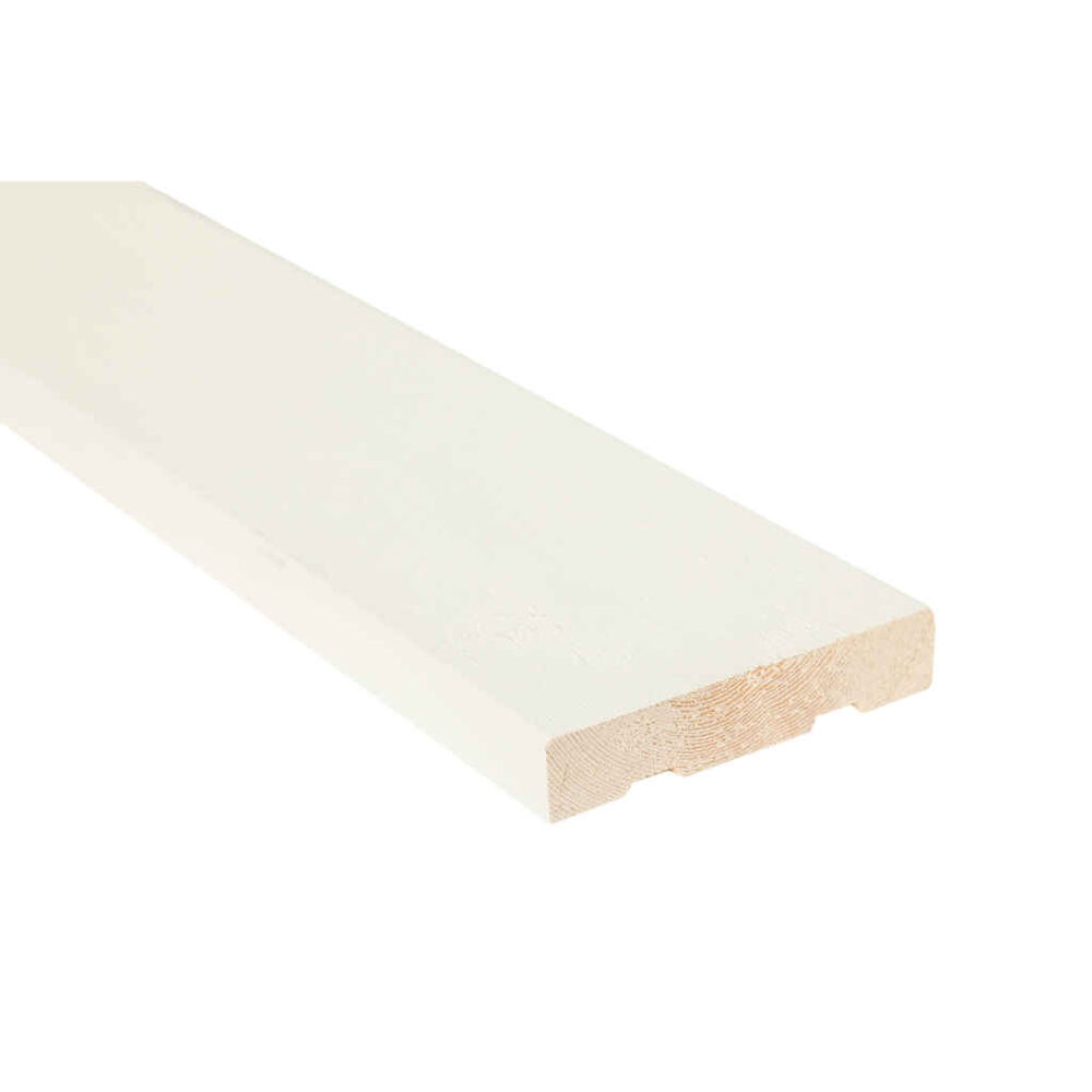 OIVA Kuusi 21x95x4500 Pintamaalattu ulkoverhouslauta julkisivuverhouksiin
