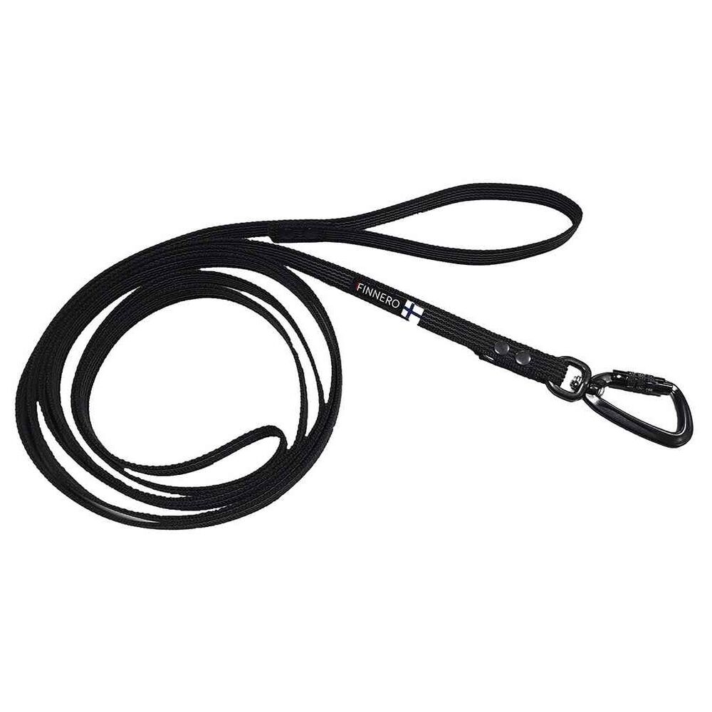 Finnero Rescue Antislip talutin 3m, musta