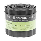 Nurmireunanauha 9 cm x 9 m musta