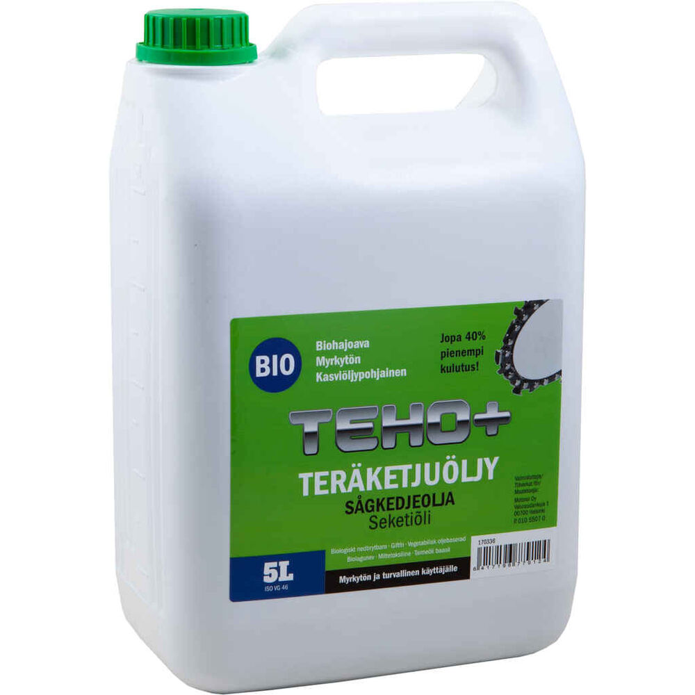 Teräketjuöljy Teho+ Bio 5 l