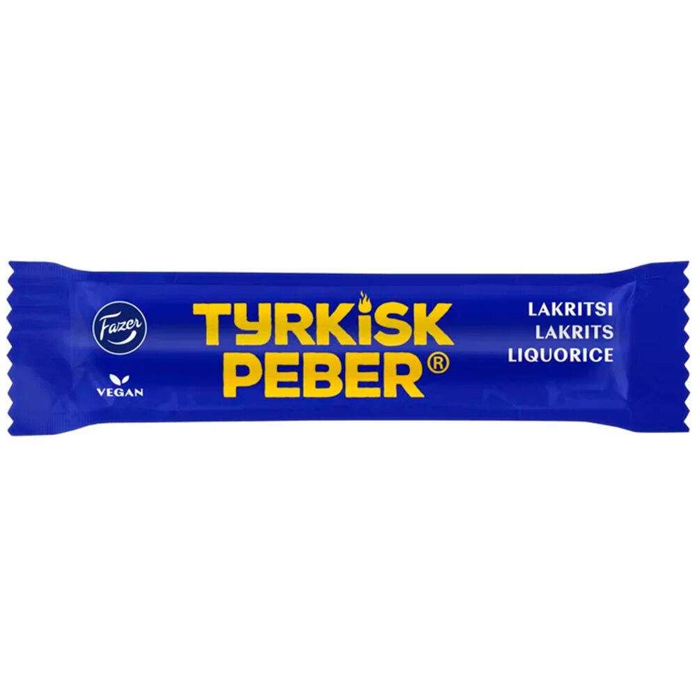 Fazer Tyrkisk Peber lakritsi 20 g x 30 kpl laatikko