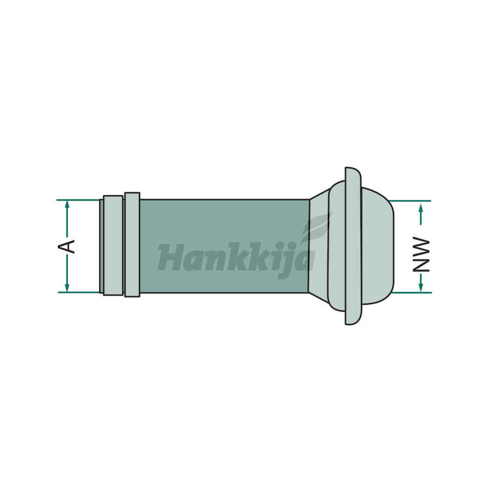 Valducci Pikaliitin Koiras Letkukaralla 80mm / 80mm