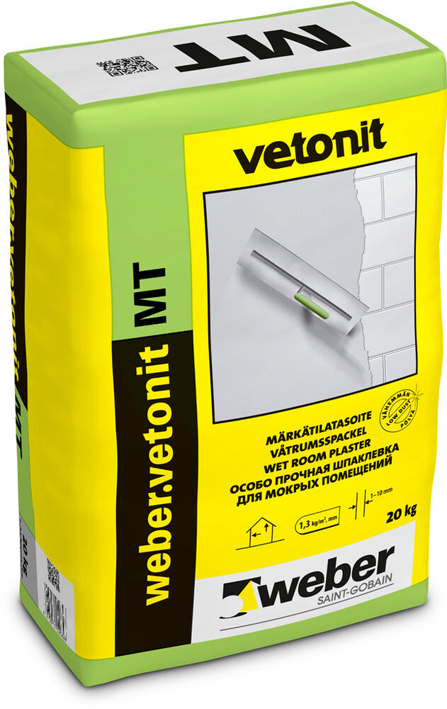 Vetonit MT märkätilatasoite 20 kg