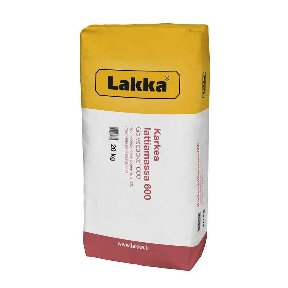 Lattiatasoite 600 karkeamassa 20kg