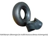 Kottikärryn ulkorengas 4x6