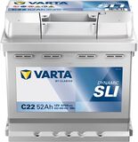 Akku 12V 52AH 470A Dynamic SLI C22 Varta