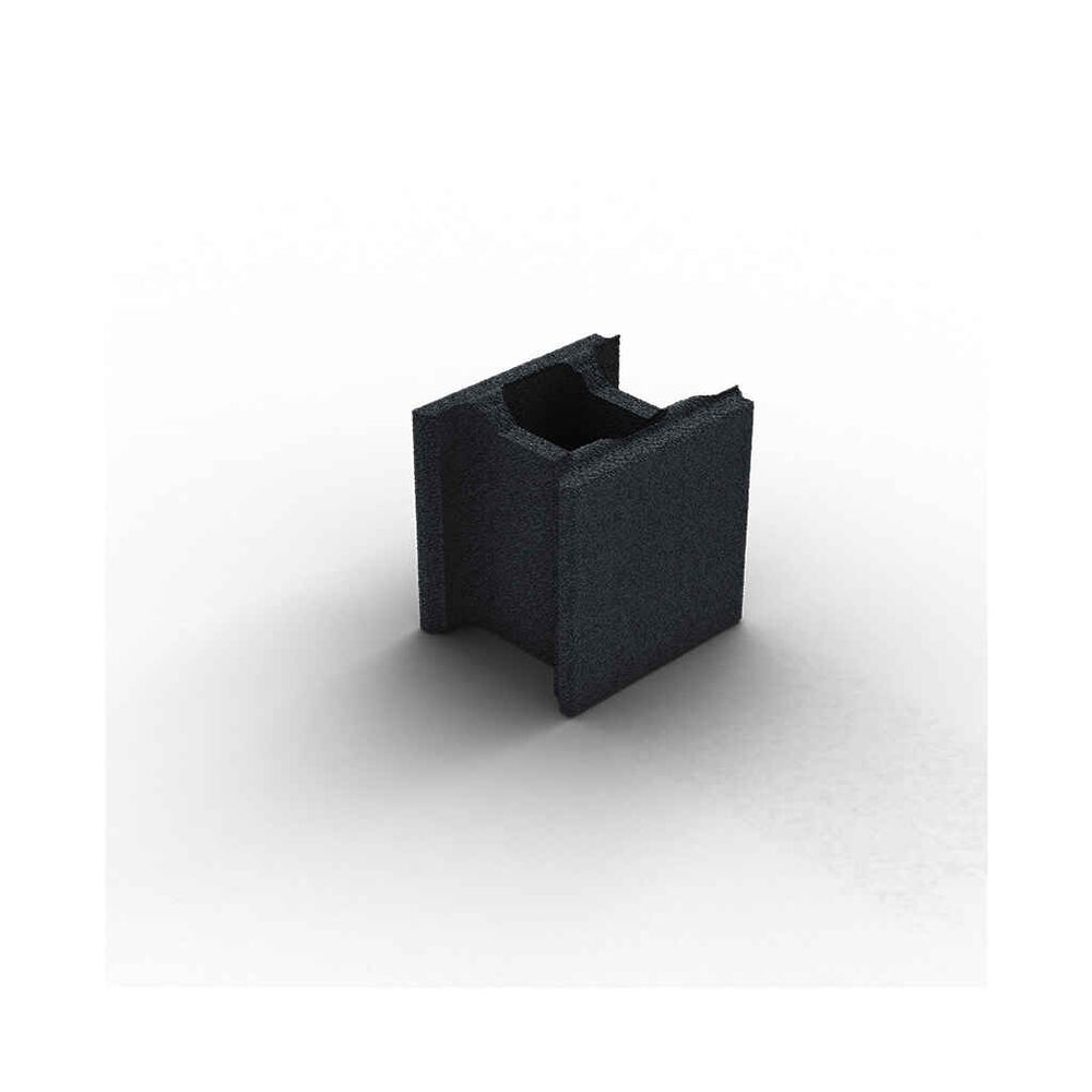 Muurikivi sileä carbon black