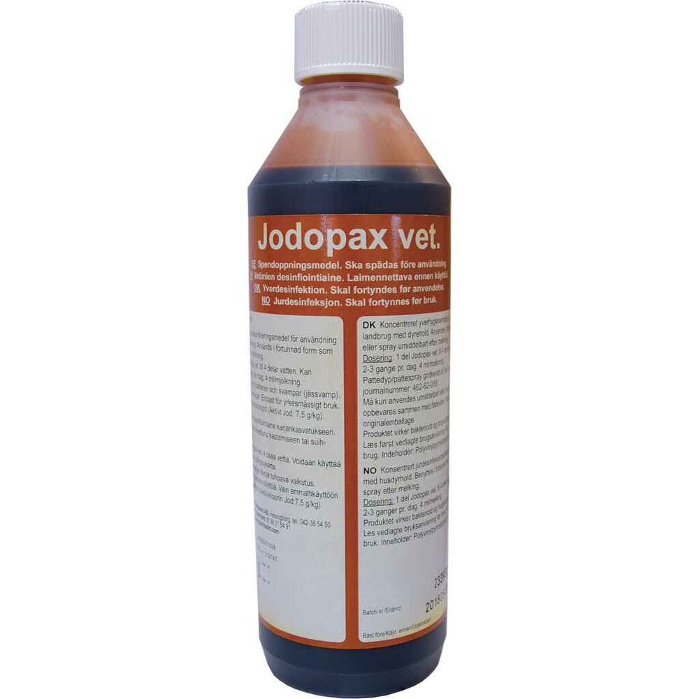 Jodopax Vet desinfiointiliuos 500 ml