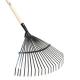 Lehtiharava metallinen, puuvarsi 150 cm
