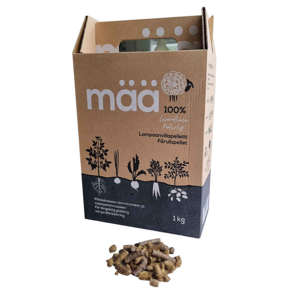 Mää - lampaanvillapelletti 1 kg