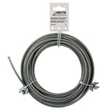 Teräsköysi 4/5 mm 15 m + 4 lukkoa