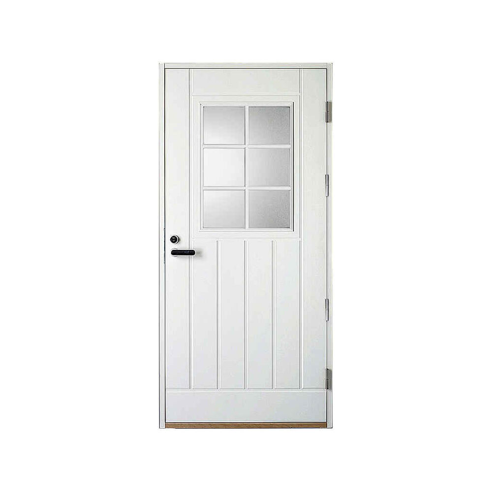 Ulko-ovi UOL1 1.0 valkoinen 9x20 oikea Kaskipuu