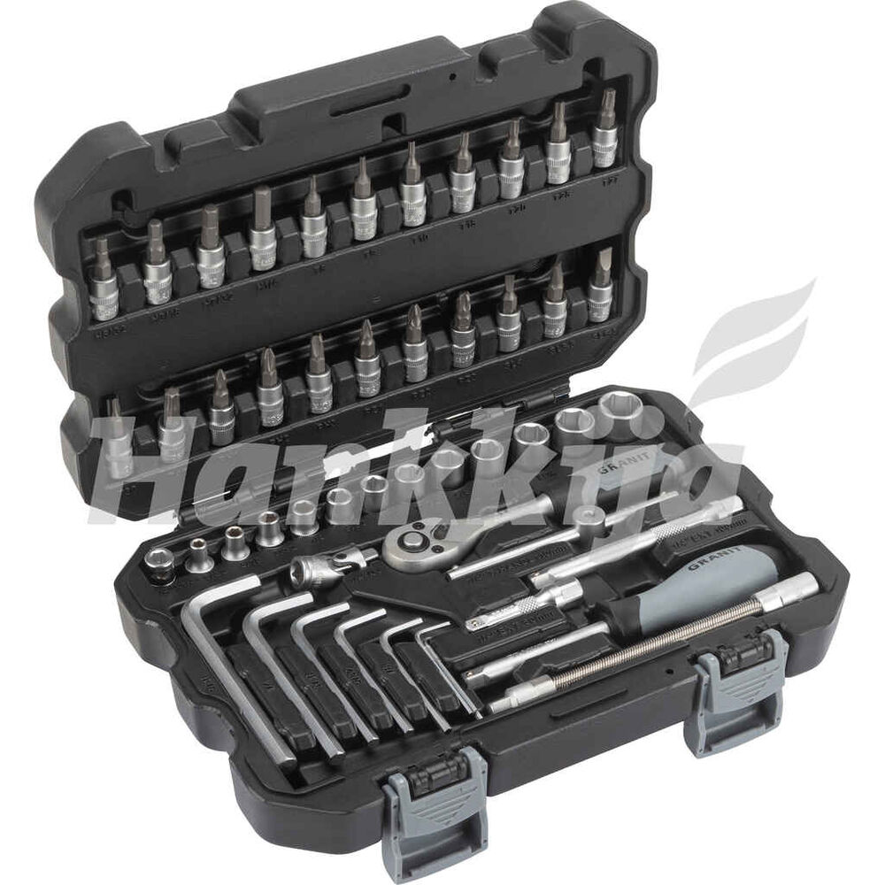 Hylsysarja 1/4" 50-Osaa Tuumat BLACK EDITION