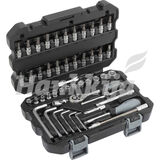 Hylsysarja 1/4" 50-Osaa Tuumat Black Edition