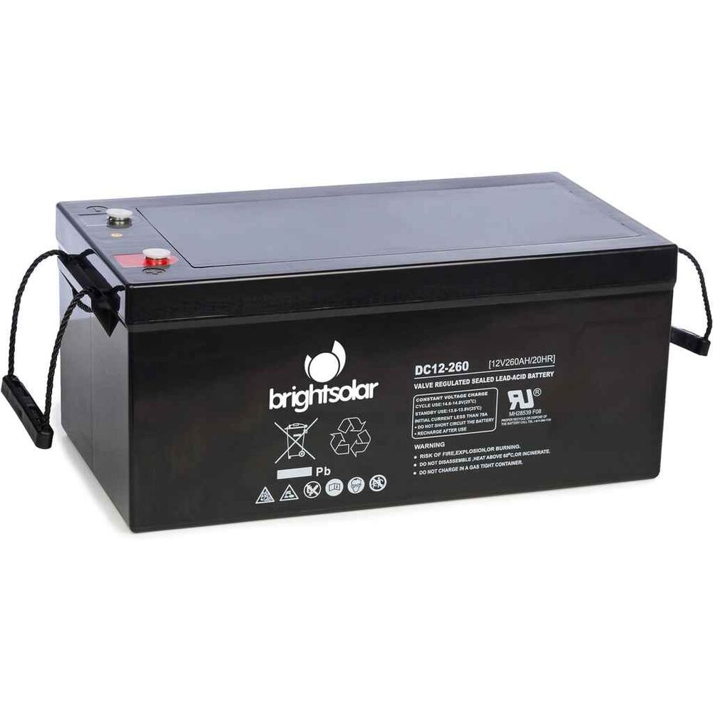 Brightsolar DC12-260 AGM akku