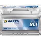 Akku 12V 74Ah 750A Dynamic SLI E38 Varta