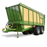 Krone TX 460 rehukuljetusvaunu