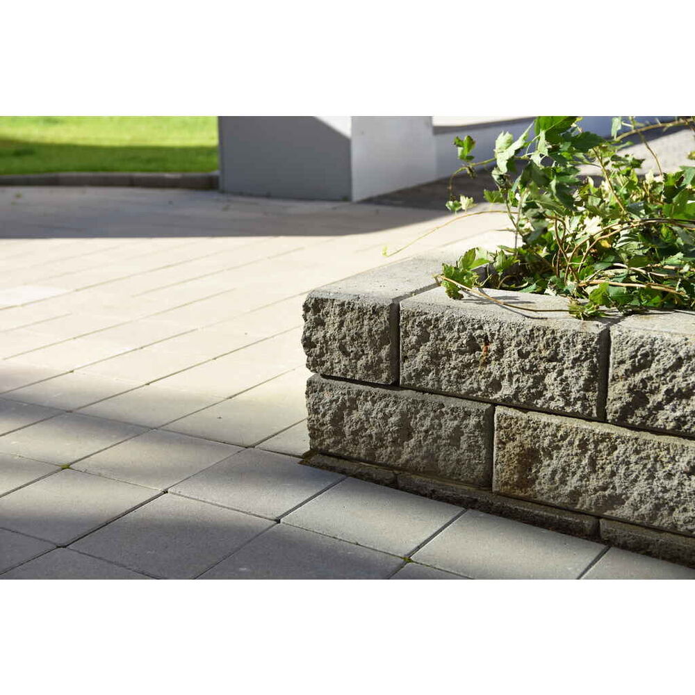Citymuurikivi harmaa, 360 x 180 x 150 mm, Lakka Joensuu