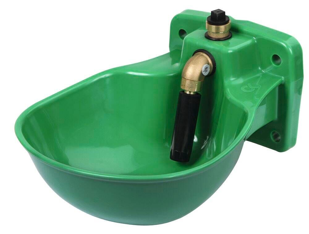 Juomakuppi Kerbl K75 muovia putkiventtiilillä 11l/min