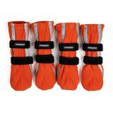 Finnero Halla heijastavat Fleece-tossut koiralle, oranssit