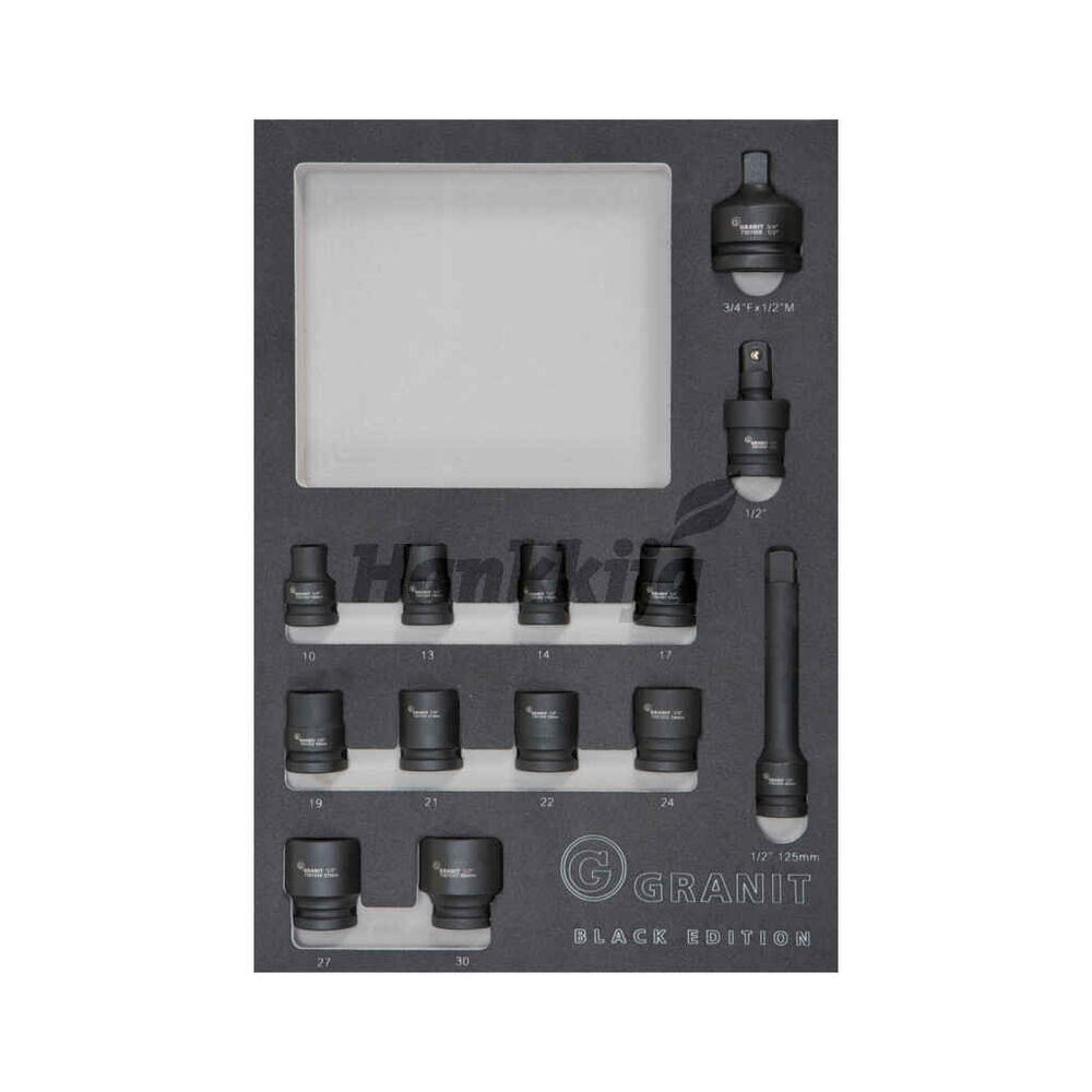 Voimahylsysarja 13 Osainen 1/2“ BLACK EDITION