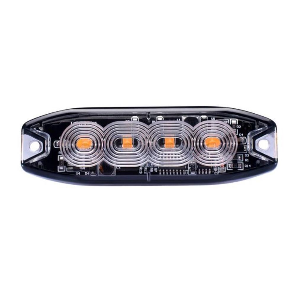 Led-Tasovilkku Keltainen Slim 4X3 W RVV044K Revon