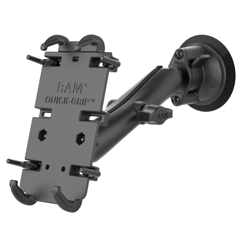 RAM MOUNTS  Guick Grip XL-puhelinteline Twist-Lock-imukupilla RAM-B-166-C-PD4U