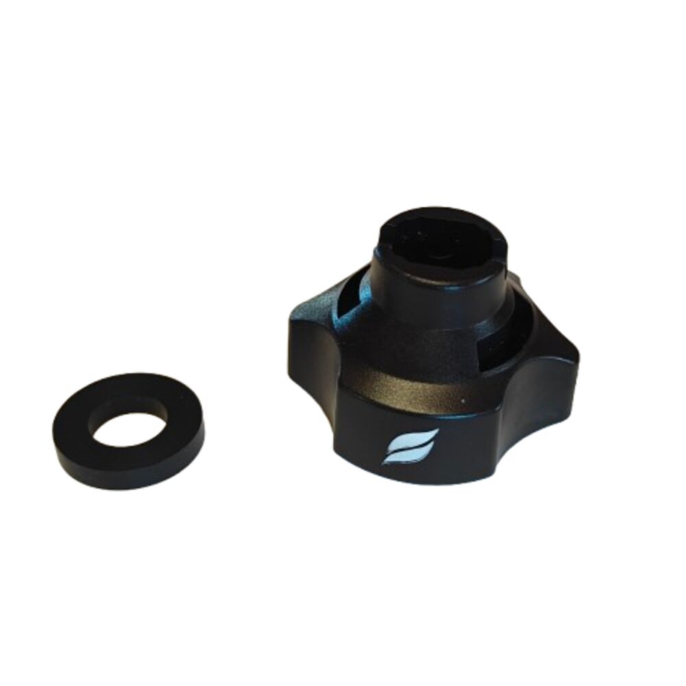 Lechler EasyFit suutinmutteri MULTIJET SW8/10, musta (Hankkija-logo)