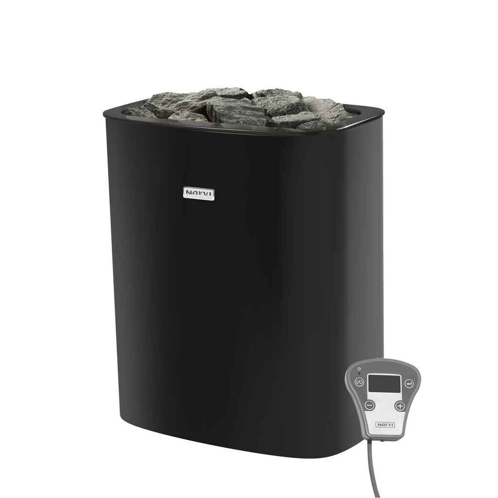 Sähkökiuas Narvi NC Electric 9,0 kW musta