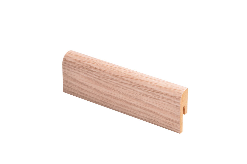 Jalkalista R10 MDF 12x42x2750 valkolakattu tammi, Maler