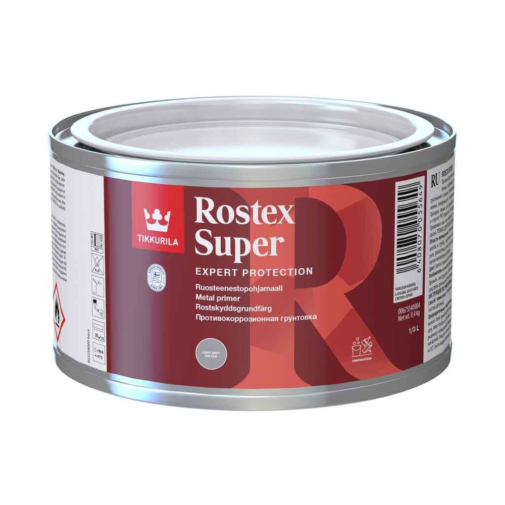 Rostex super 0,3l harmaa