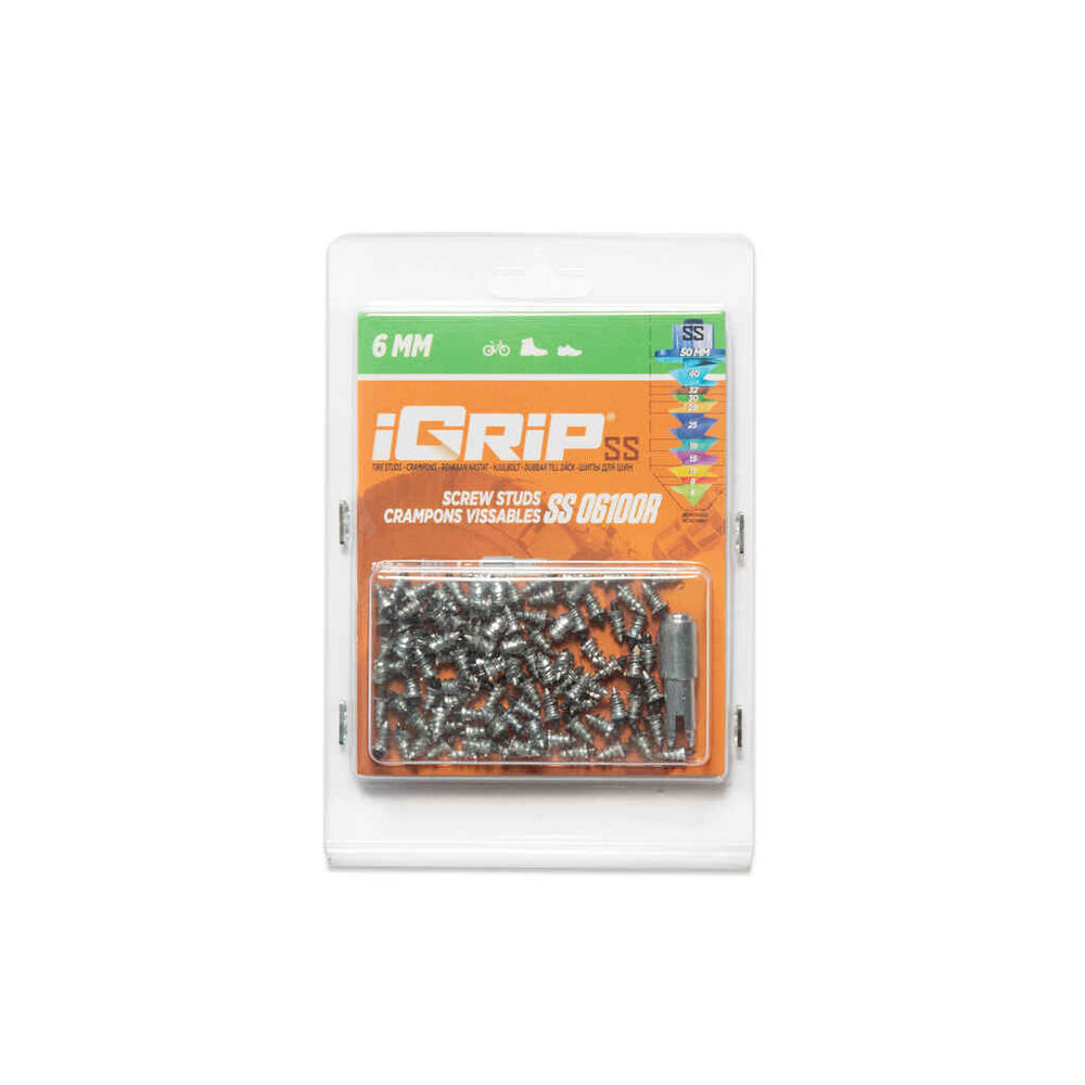 Jäänasta SS 6mm 100kpl terävä iGrip